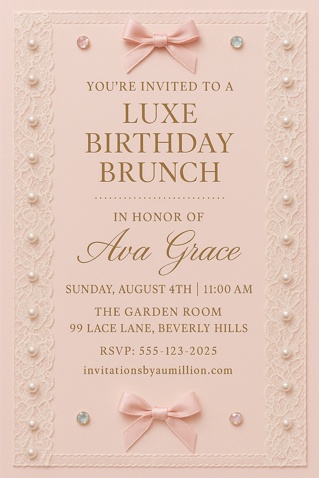 Luxury Birthday Brunch
